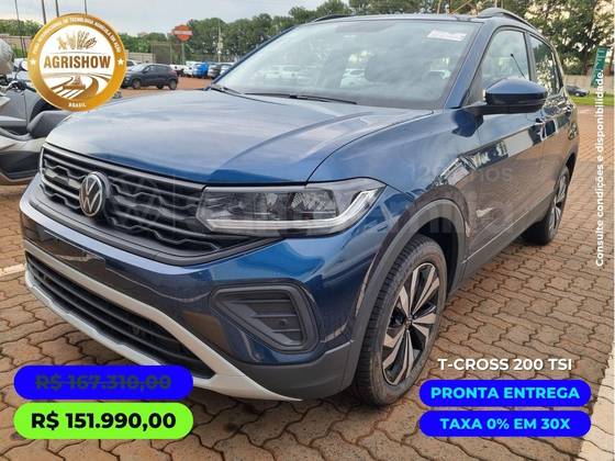 VOLKSWAGEN T-CROSS 1.0 200 TSI TOTAL FLEX AUTOMÁTICO